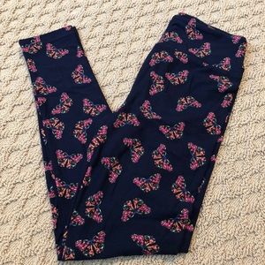 Lularoe butterfly leggings